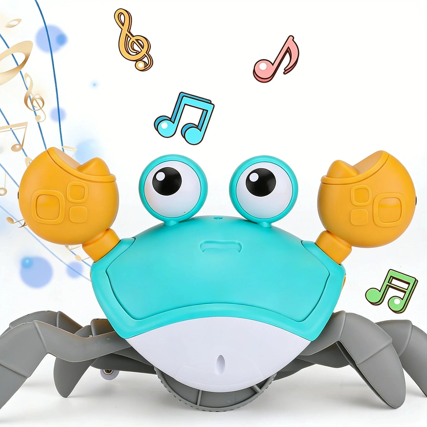2026 Pets Electronic Interactive Crawling Crab with Light  and Music