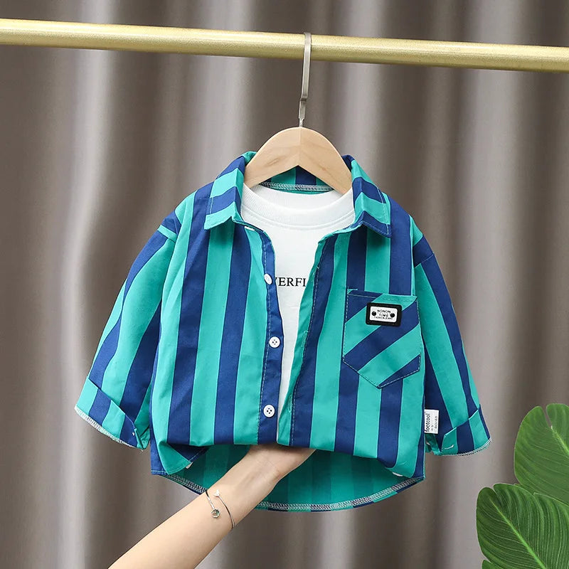 Xavier Clothing Infant Boy Kids Long Sleeves Shirt