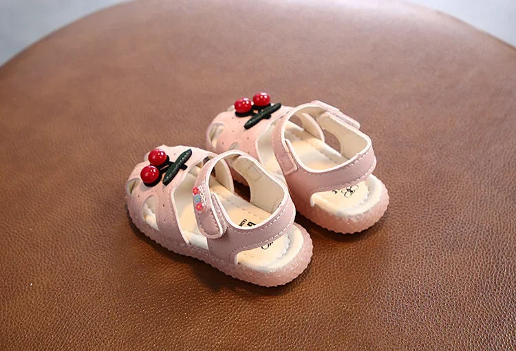 SHOE SIZE 15-25 Girls Sandal Summer Flowers Sweet Soft Children's Beach Shoes Toddler Girls Sandals Orthopedic Princess Fashion