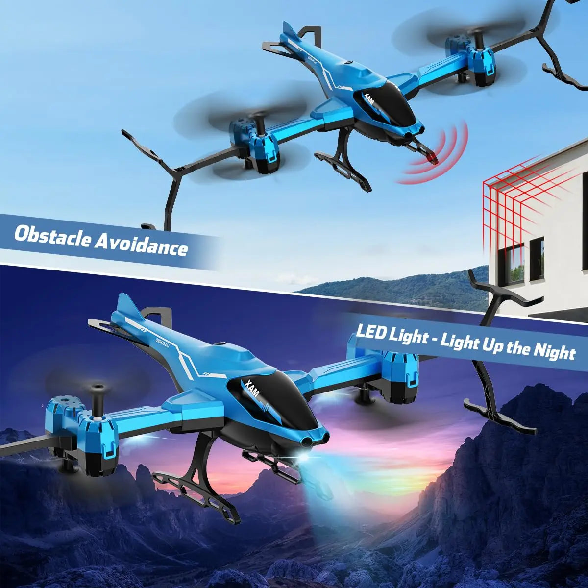 VATOS Super All in 1 Remote Control 2.4Ghz RC Helicopter 360°