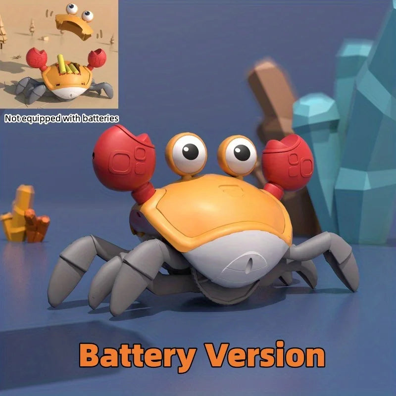 2026 Pets Electronic Interactive Crawling Crab with Light  and Music