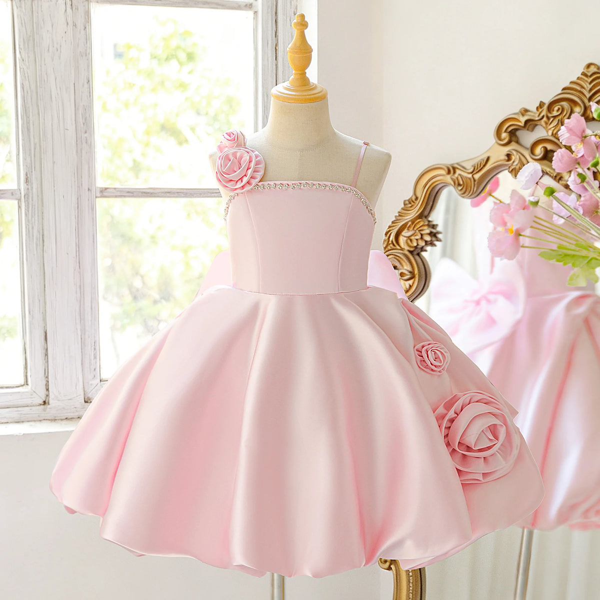 Girls' dresses princess dresses flower girl dresses birthday performance dresses