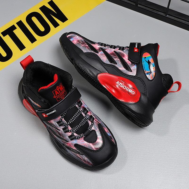 Black Kids Sneakers Boys 8 to 10 Years Running Shoes - GuGuTon baby store - Baby Fashion - Toddlers Outfits - Babies Outfits - Toddler Clothes - Kids Clothing - Newborn Clothes - Newborn Wear - Kids Wear - Trending Clothes - Trending Outfits - Fall Fashion - Winter Fashion - Girls Clothes - Boys Clothes - Babies Wear - Kids Accessories - KidsWear - Summer Clothes - Summer Fashion - Summer Trend - Falls Sweaters - Tops - Bottom - Jeans - Blouse - Dresses - Newborn Dresses - Toys