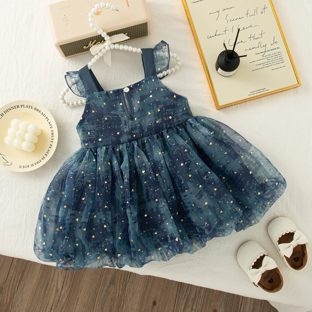 9 Months -4 Years Old Princess Style Baby Girl Dress