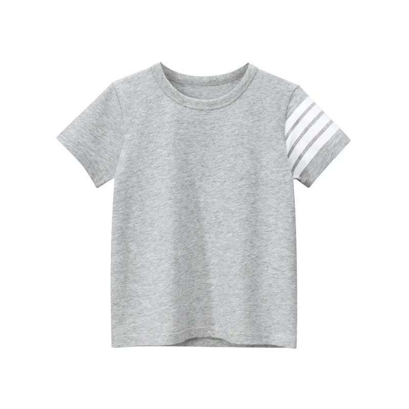 Michael Striped Short Seleeve Tees - GuGuTon baby store - Baby Fashion - Toddlers Outfits - Babies Outfits - Toddler Clothes - Kids Clothing - Newborn Clothes - Newborn Wear - Kids Wear - Trending Clothes - Trending Outfits - Fall Fashion - Winter Fashion - Girls Clothes - Boys Clothes - Babies Wear - Kids Accessories - KidsWear - Summer Clothes - Summer Fashion - Summer Trend - Falls Sweaters - Tops - Bottom - Jeans - Blouse - Dresses - Newborn Dresses - Toys
