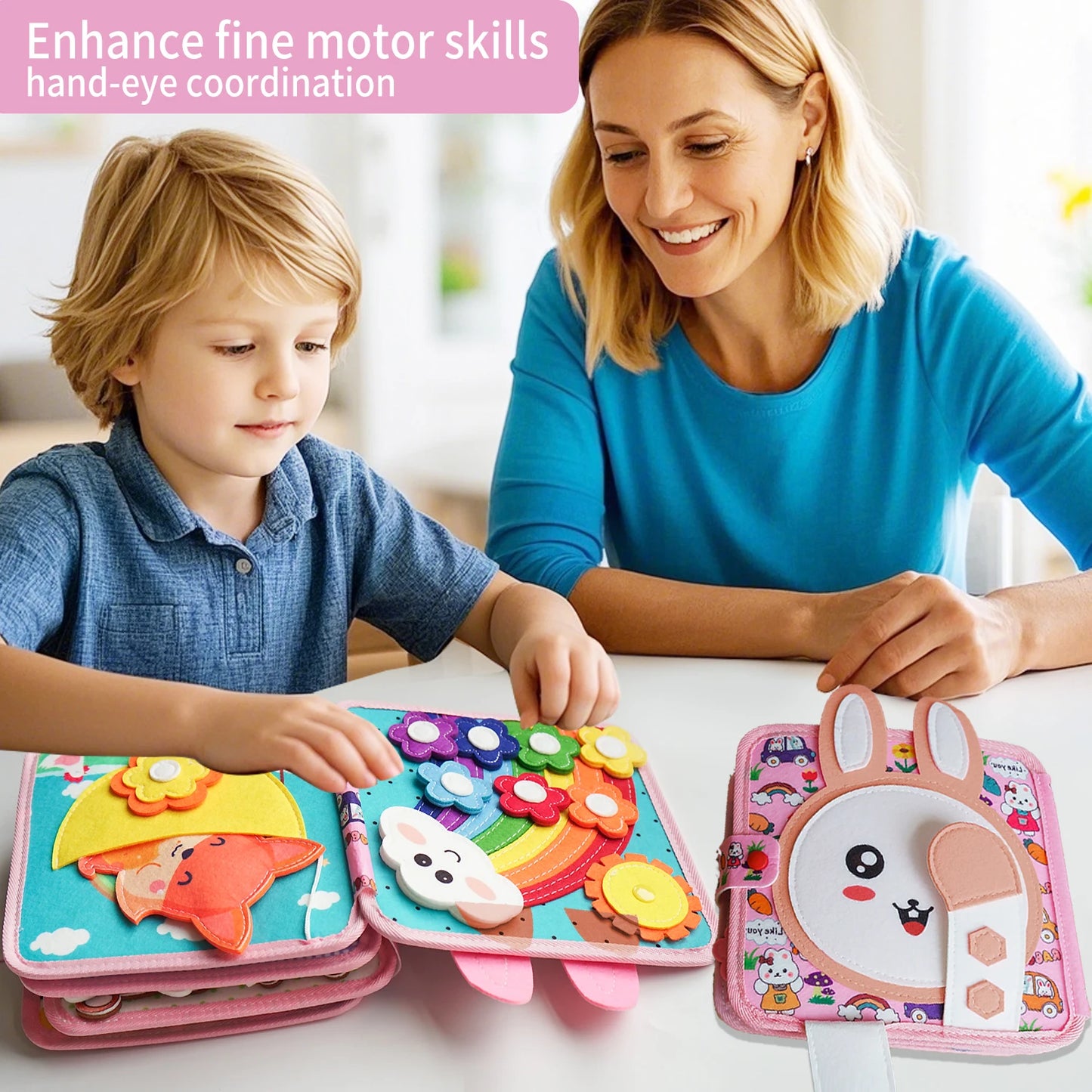 Busy Toddler Montessori Toys, Toddler Travel Toys, Educational Activity Books, Birthday Gifts for Boys and Girls