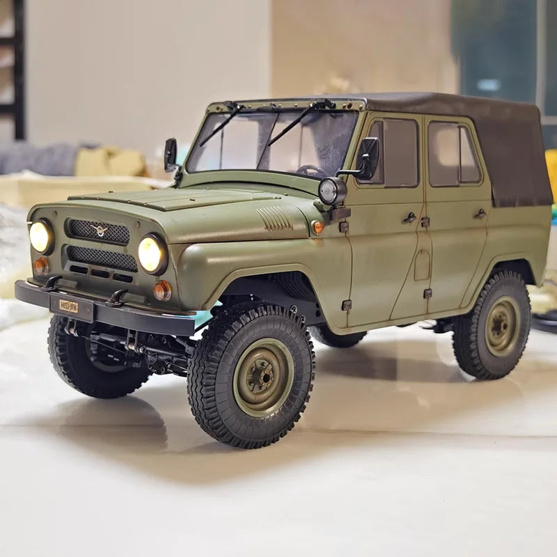 1:12 WPL Green C94 Four-Wheel Drive Climbing Off-Road Vehicle Model Electric Car Remote Control Truck RC Toy Xmas Gift