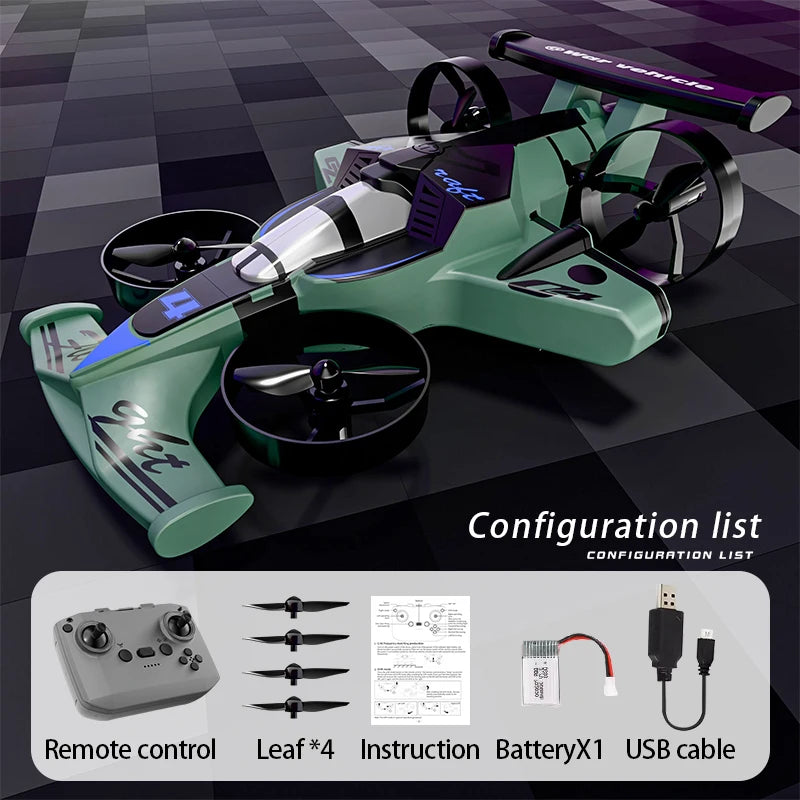 CZ04 2-in-1 Land Air RC Quadcopter Drift Car Toy Remote Control
