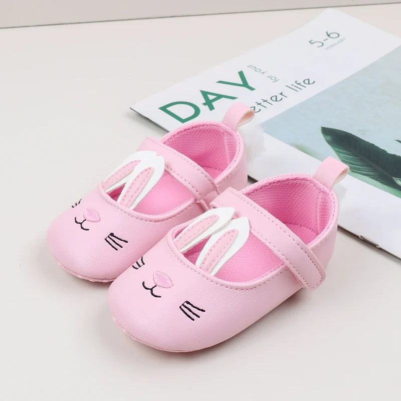 Cute Cartoon Style Baby Girl Shoes Spring and Autumn High Quality Butterfly Bowknot Cotton Sole Comfortable Prewalker BHX4031