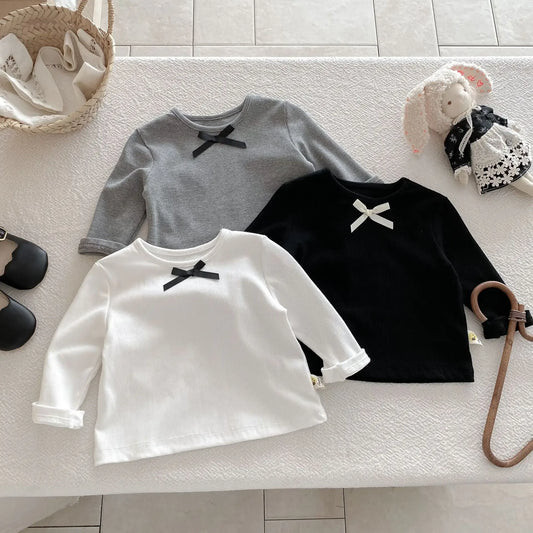 Fernanda Cotton Ribbed Long Sleeve Top