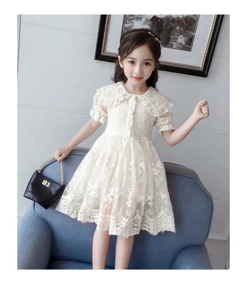 Children's Dress New Summer Korean Style Girls' Fashionable Western Style