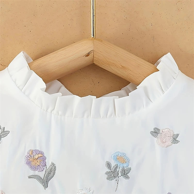 Ely Baby Girl Cotton Summer Dress - Embroidered Clothing