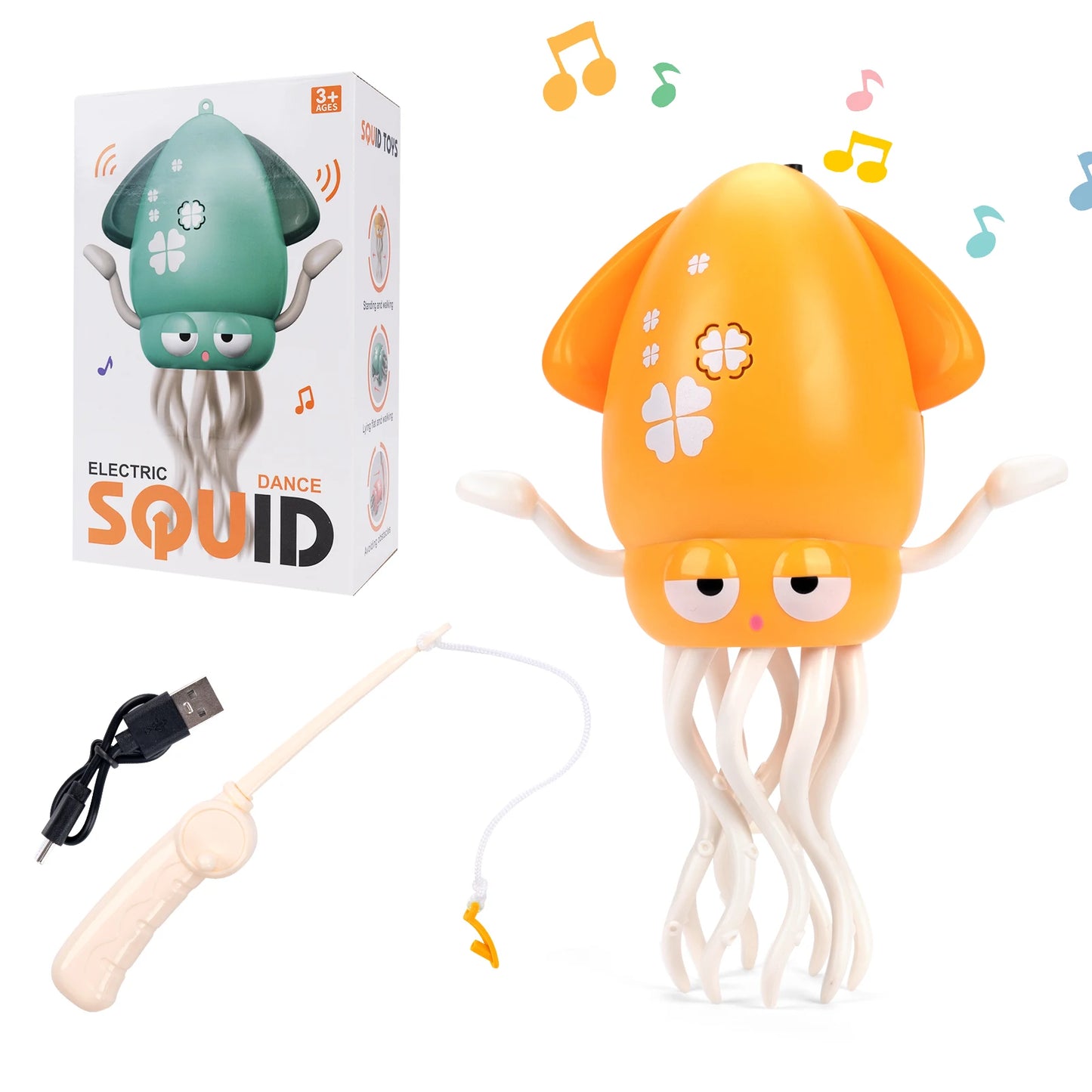 Kids Electronic Pet Toys Musical Penguin Dancing Duck & Octopus
