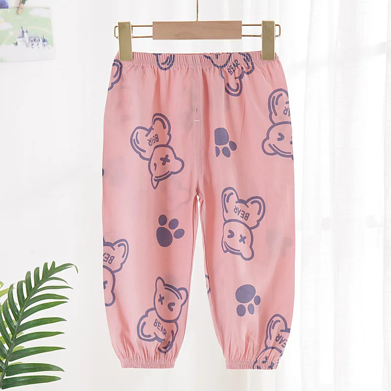 Asier Summer New Disney Cartoon Print Loose Bloomers