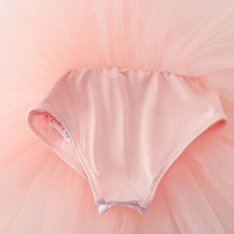 Baby Girl Princess Tutu Dress Long Sleeves Ballet Dress