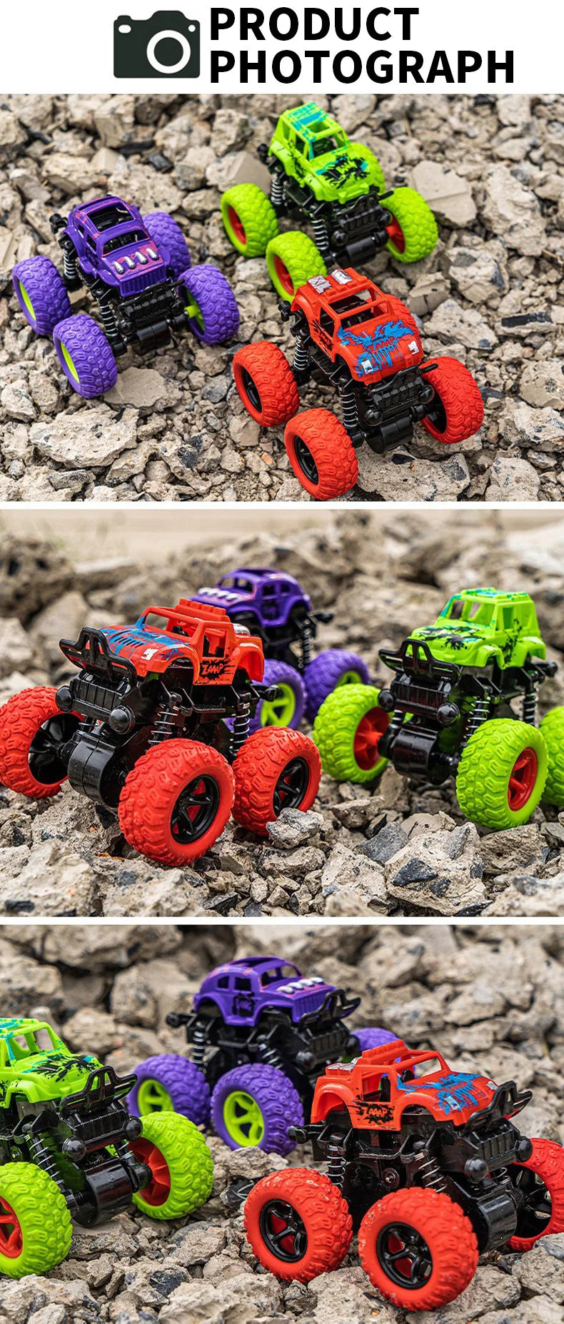 4PCS/2PCS/1PC Inertial off-road vehicle toys - suitable for Halloween, Christmas