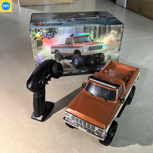 1:16 RC Car R1611 RC 4x4 Off-Road Vehicle - Full Function RC Crawler Alloy Drive Shaft  Realistic LED Headlights or Roof Light