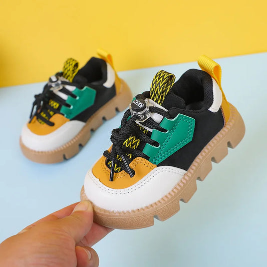 Baby Shoes 2026 New Fashion Casual Girls Boys Sneakers Lace Up Comfortable Breathable Tenis Shoes