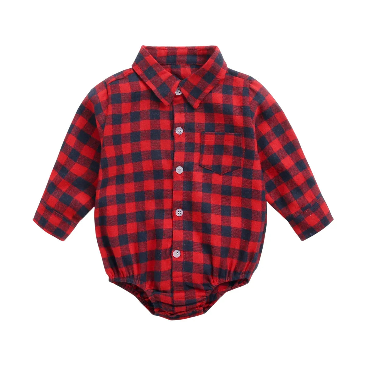 Boys Button Up Bodysuit