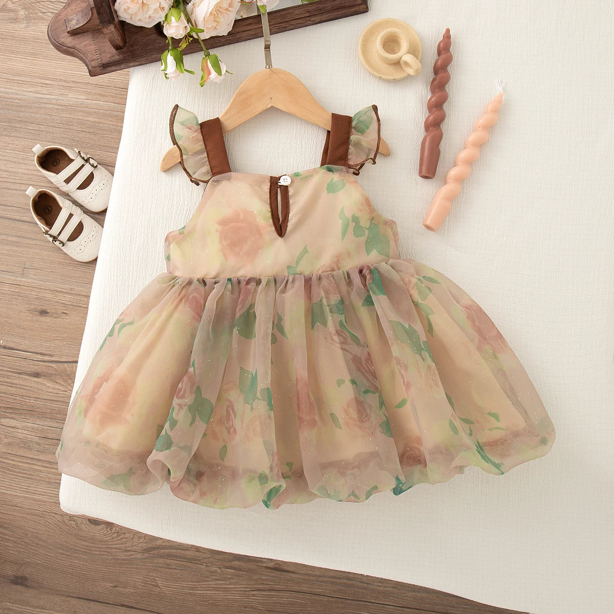 9 Months -4 Years Old Princess Style Baby Girl Dress
