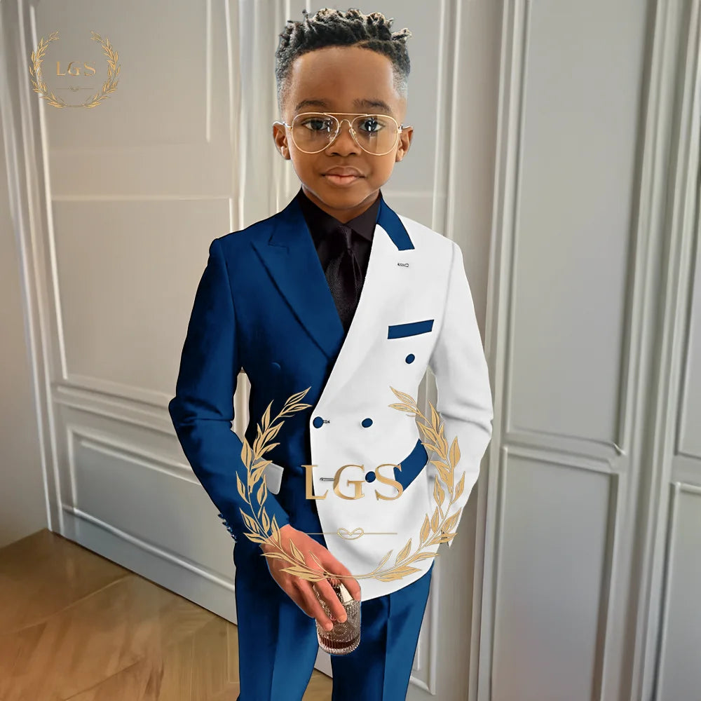Hugo Boys Formal Elegant Suit 2 Piece Set (Jacket and Pants) Kids Wedding - GuGuTon baby store - Baby Fashion - Toddlers Outfits - Babies Outfits - Toddler Clothes - Kids Clothing - Newborn Clothes - Newborn Wear - Kids Wear - Trending Clothes - Trending Outfits - Fall Fashion - Winter Fashion - Girls Clothes - Boys Clothes - Babies Wear - Kids Accessories - KidsWear - Summer Clothes - Summer Fashion - Summer Trend - Falls Sweaters - Tops - Bottom - Jeans - Blouse - Dresses - Newborn Dresses - Toys