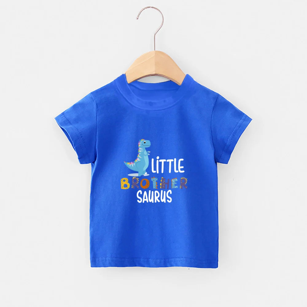 Saul Big Brother Little Brother Dinosaur Tees - GuGuTon baby store - Baby Fashion - Toddlers Outfits - Babies Outfits - Toddler Clothes - Kids Clothing - Newborn Clothes - Newborn Wear - Kids Wear - Trending Clothes - Trending Outfits - Fall Fashion - Winter Fashion - Girls Clothes - Boys Clothes - Babies Wear - Kids Accessories - KidsWear - Summer Clothes - Summer Fashion - Summer Trend - Falls Sweaters - Tops - Bottom - Jeans - Blouse - Dresses - Newborn Dresses - Toys