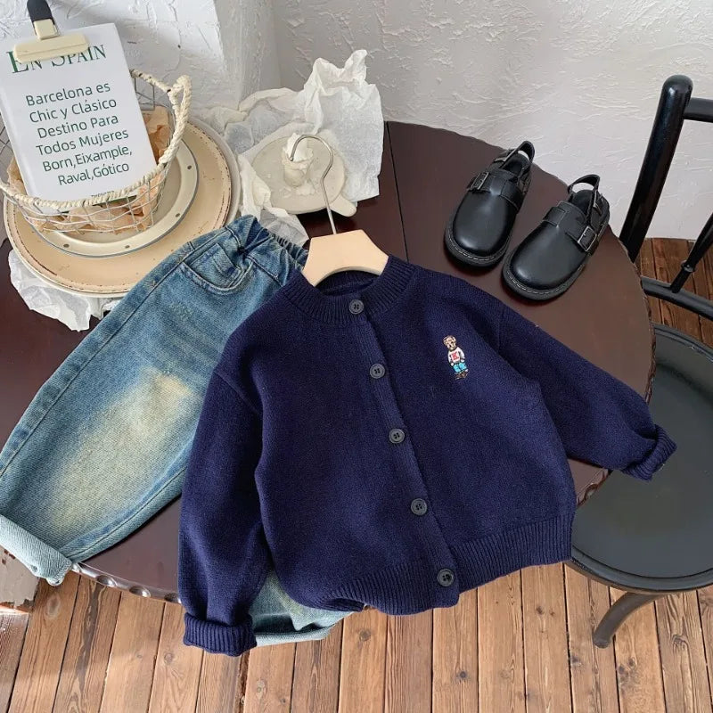 Miguel Knitted Soft Loose Sweater - GuGuTon baby store - Baby Fashion - Toddlers Outfits - Babies Outfits - Toddler Clothes - Kids Clothing - Newborn Clothes - Newborn Wear - Kids Wear - Trending Clothes - Trending Outfits - Fall Fashion - Winter Fashion - Girls Clothes - Boys Clothes - Babies Wear - Kids Accessories - KidsWear - Summer Clothes - Summer Fashion - Summer Trend - Falls Sweaters - Tops - Bottom - Jeans - Blouse - Dresses - Newborn Dresses - Toys