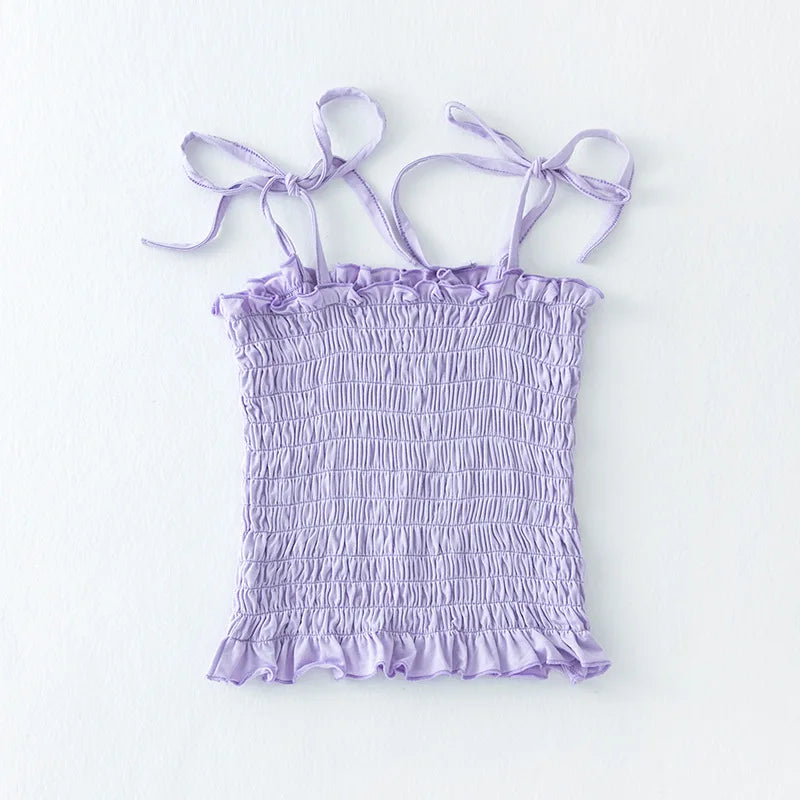 Manuela New Summer Bow Knot Tied Sling Lovely Camisole - GuGuTon baby store - Baby Fashion - Toddlers Outfits - Babies Outfits - Toddler Clothes - Kids Clothing - Newborn Clothes - Newborn Wear - Kids Wear - Trending Clothes - Trending Outfits - Fall Fashion - Winter Fashion - Girls Clothes - Boys Clothes - Babies Wear - Kids Accessories - KidsWear - Summer Clothes - Summer Fashion - Summer Trend - Falls Sweaters - Tops - Bottom - Jeans - Blouse - Dresses - Newborn Dresses - Toys