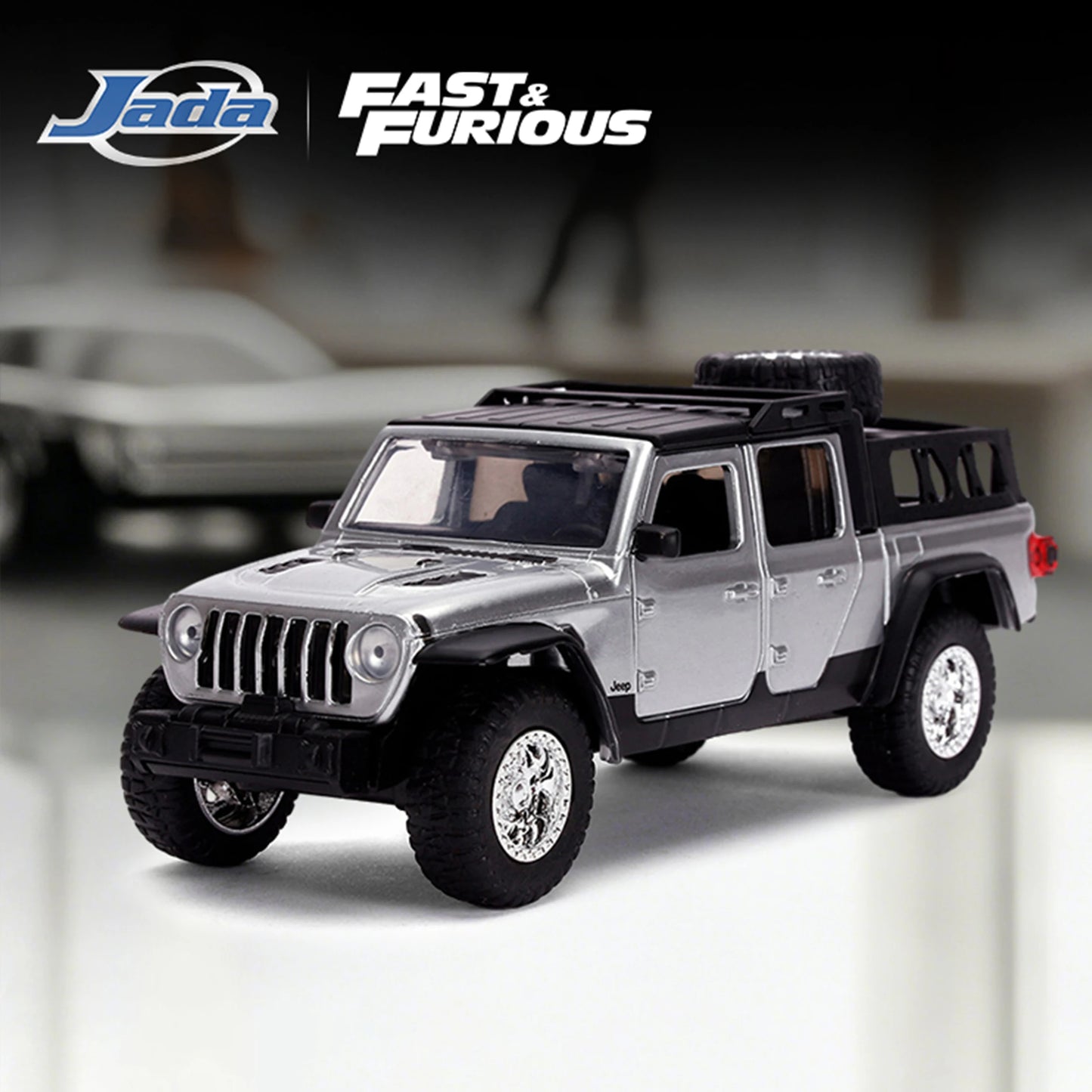 JADA 1:32 Diecast Alloy Car Model Fast Furious Jurassic Back Future Metal Toy Vehicle Collection Kids Gift Official Licensed
