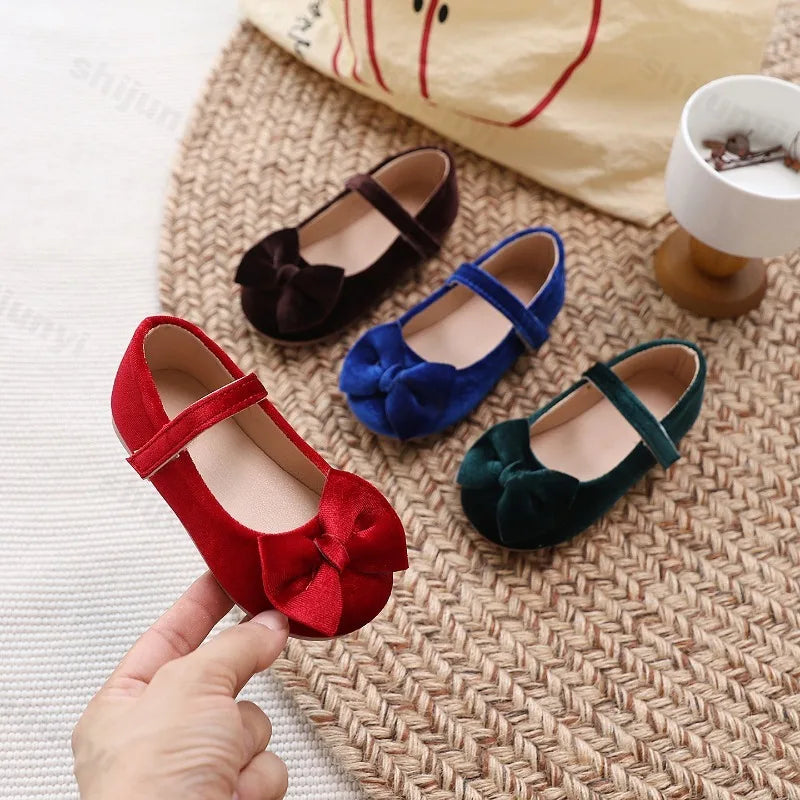 Girl Princess Shoes 2026 Spring Autumn New Round-toe Children Mary Jane Shoes