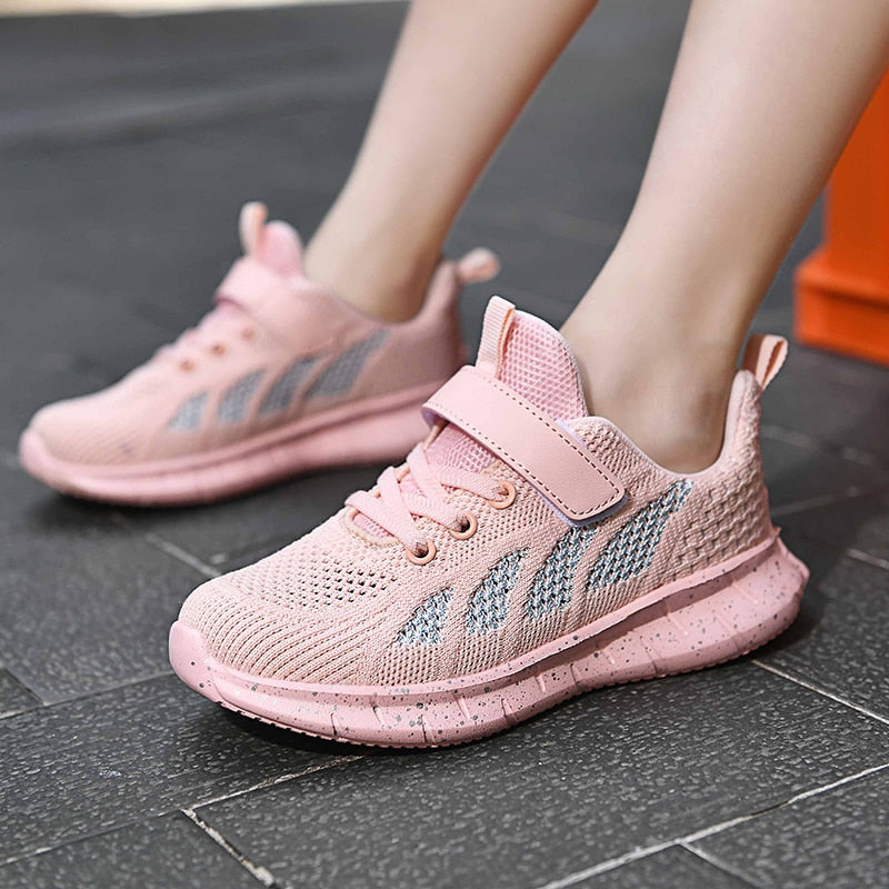 Spring Hollow Breathable Mesh Children Shoes Boys