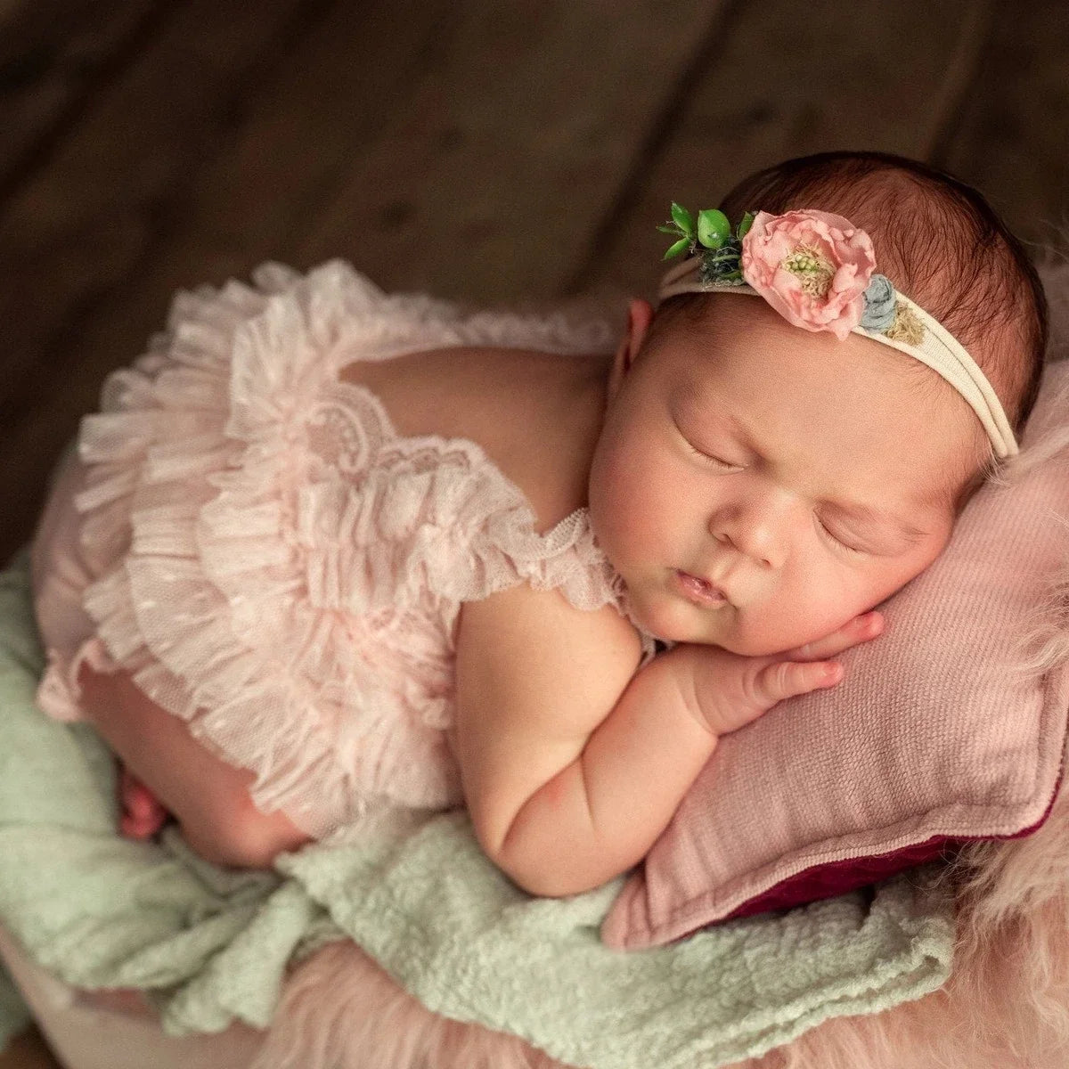 Newborn Photography Props Outfit Baby Girl Dress  Romper Baby Fotografia Accessories