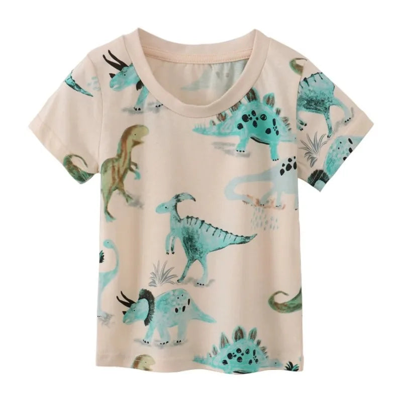 Richard Cartoon Printed Short Sleeve Tees