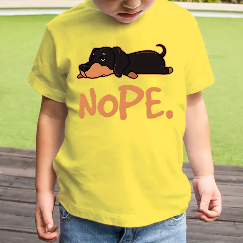 Isabel Graphics Nope Print Sleeve Fashion Trend Tops Girls - GuGuTon baby store - Baby Fashion - Toddlers Outfits - Babies Outfits - Toddler Clothes - Kids Clothing - Newborn Clothes - Newborn Wear - Kids Wear - Trending Clothes - Trending Outfits - Fall Fashion - Winter Fashion - Girls Clothes - Boys Clothes - Babies Wear - Kids Accessories - KidsWear - Summer Clothes - Summer Fashion - Summer Trend - Falls Sweaters - Tops - Bottom - Jeans - Blouse - Dresses - Newborn Dresses - Toys