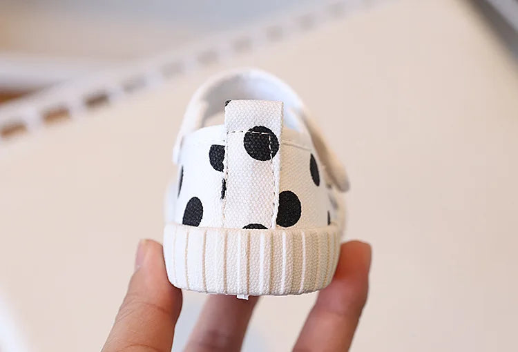 2025 New Spring Baby Girl Shoes Kids Autumn Canvas Shoes