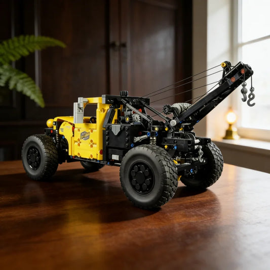 1215pcs MOC Matt S Off Road Recovery Heavy Wrecker Technical Model Building Blocks DIY Gift Creative Collectible Display Decor