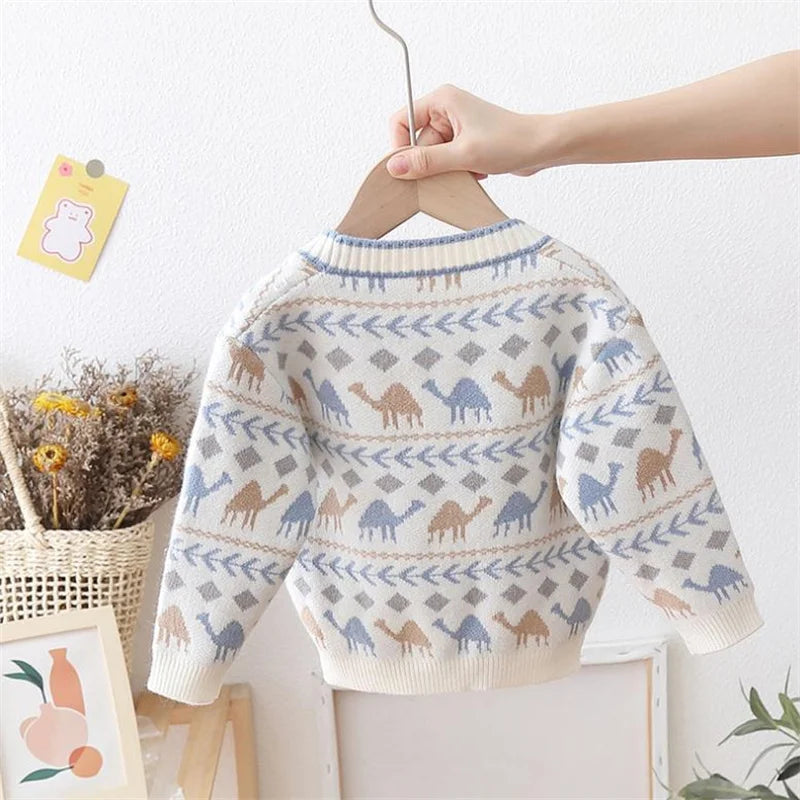 Bill Long Sleeve Toddler Knitwear Sweater