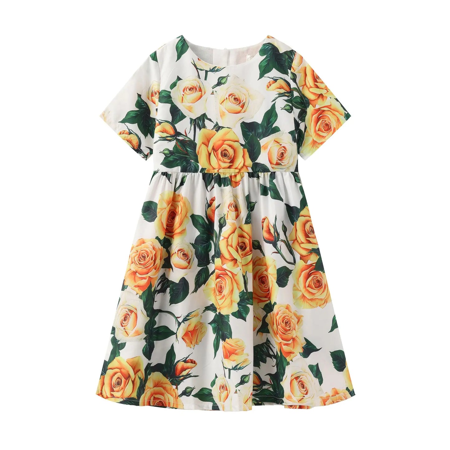 Kids Party Dresses For Girls Printed Evening Princess Girls Dresses