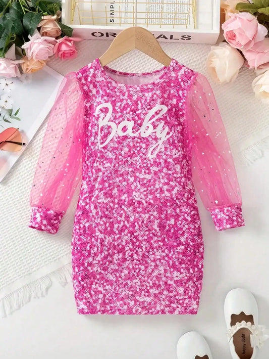 Girl's Pink Dress Cute and Elegant Fairy, Suitable for Outdoor Travel Dressing, Popular Style