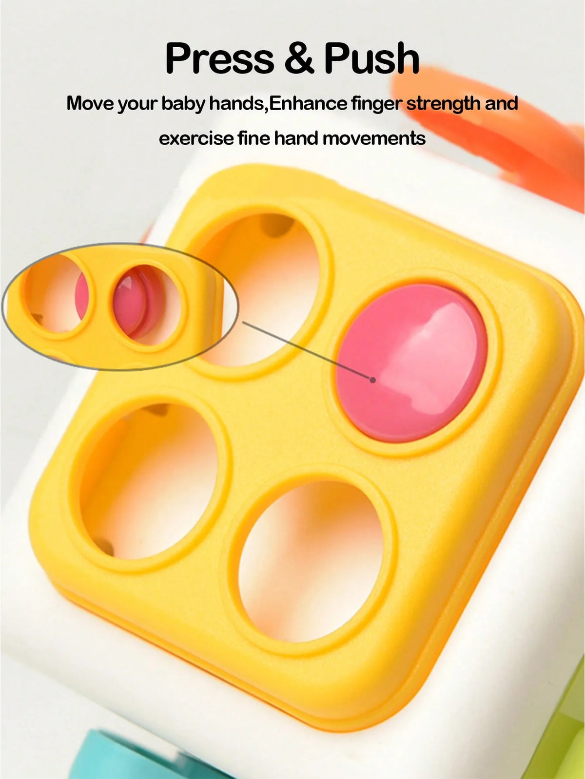 6 in 1 Montessori Educational Toys Sensory Busy Board Baby Practice Skills