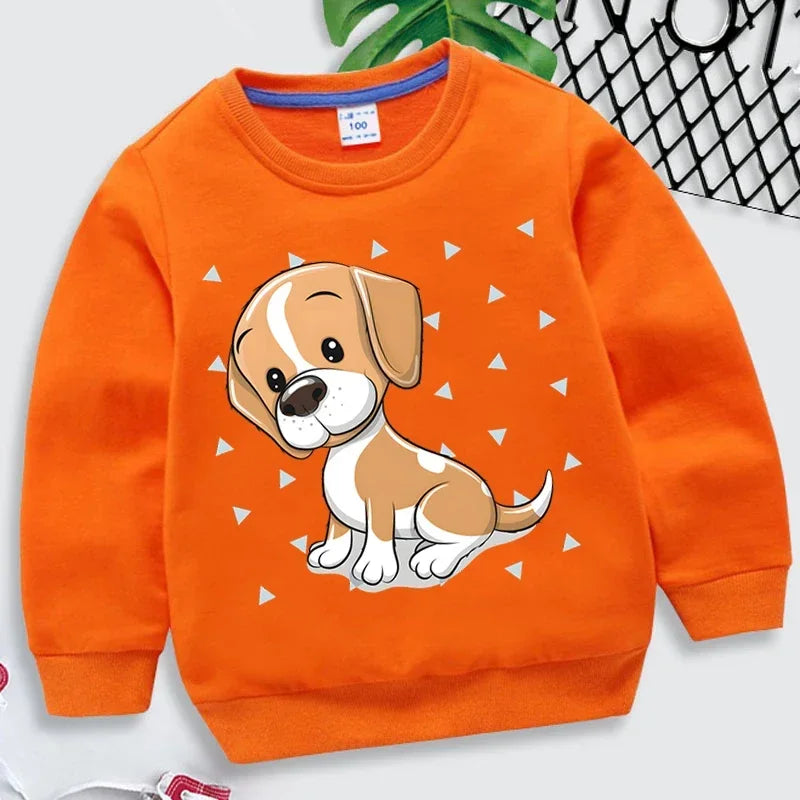 Gerson Animal Pullover Long Sleeve Sweatshirt