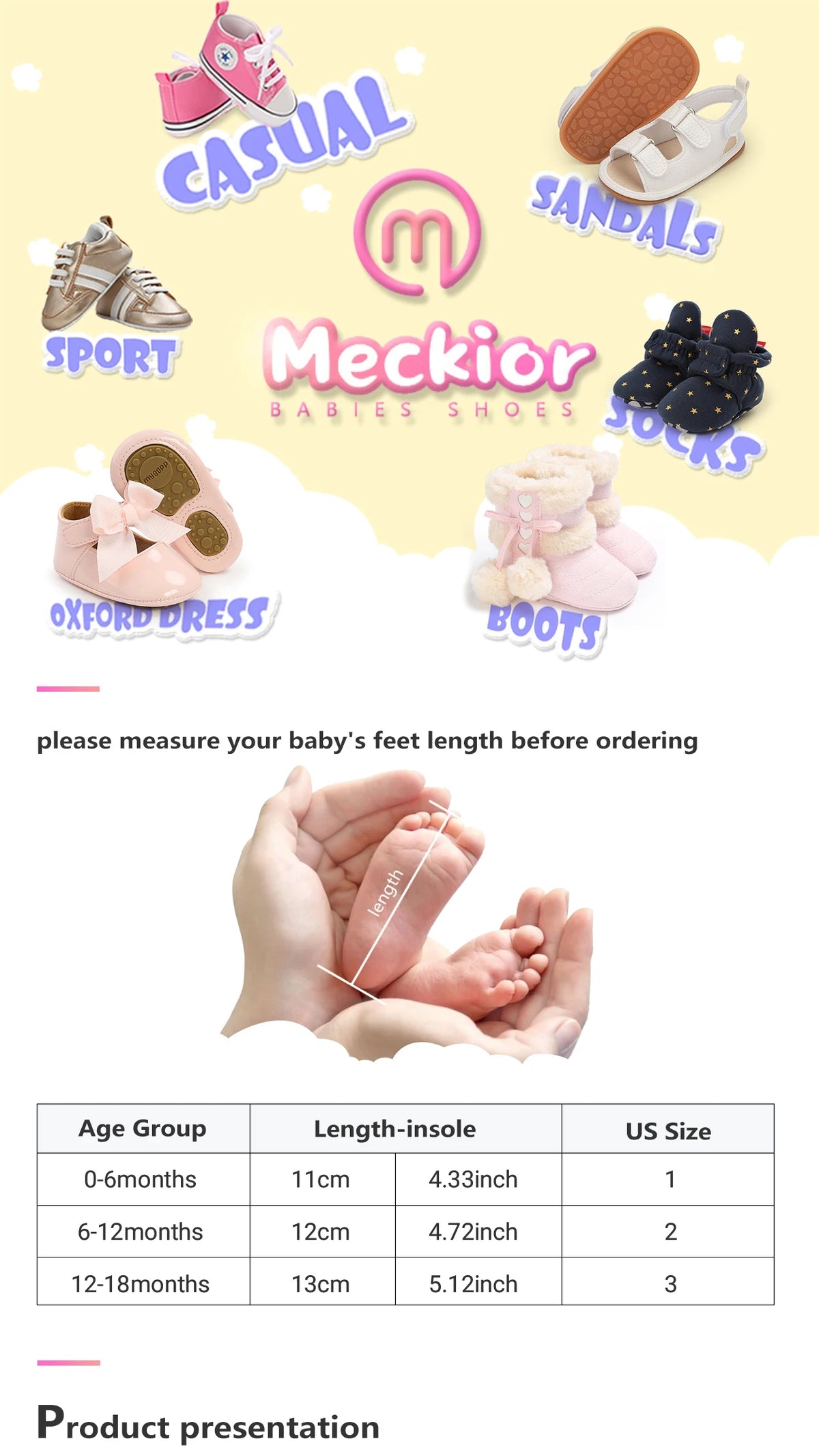 Baby's First Pair of Toddler Shoes Baby Girls Shoes Rubber material Breathable Non-slip Girls