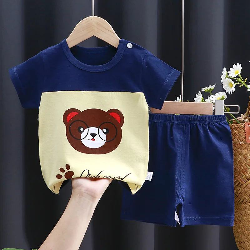 Gabriel T-shirt and Shorts Set Pure Cotton Tees