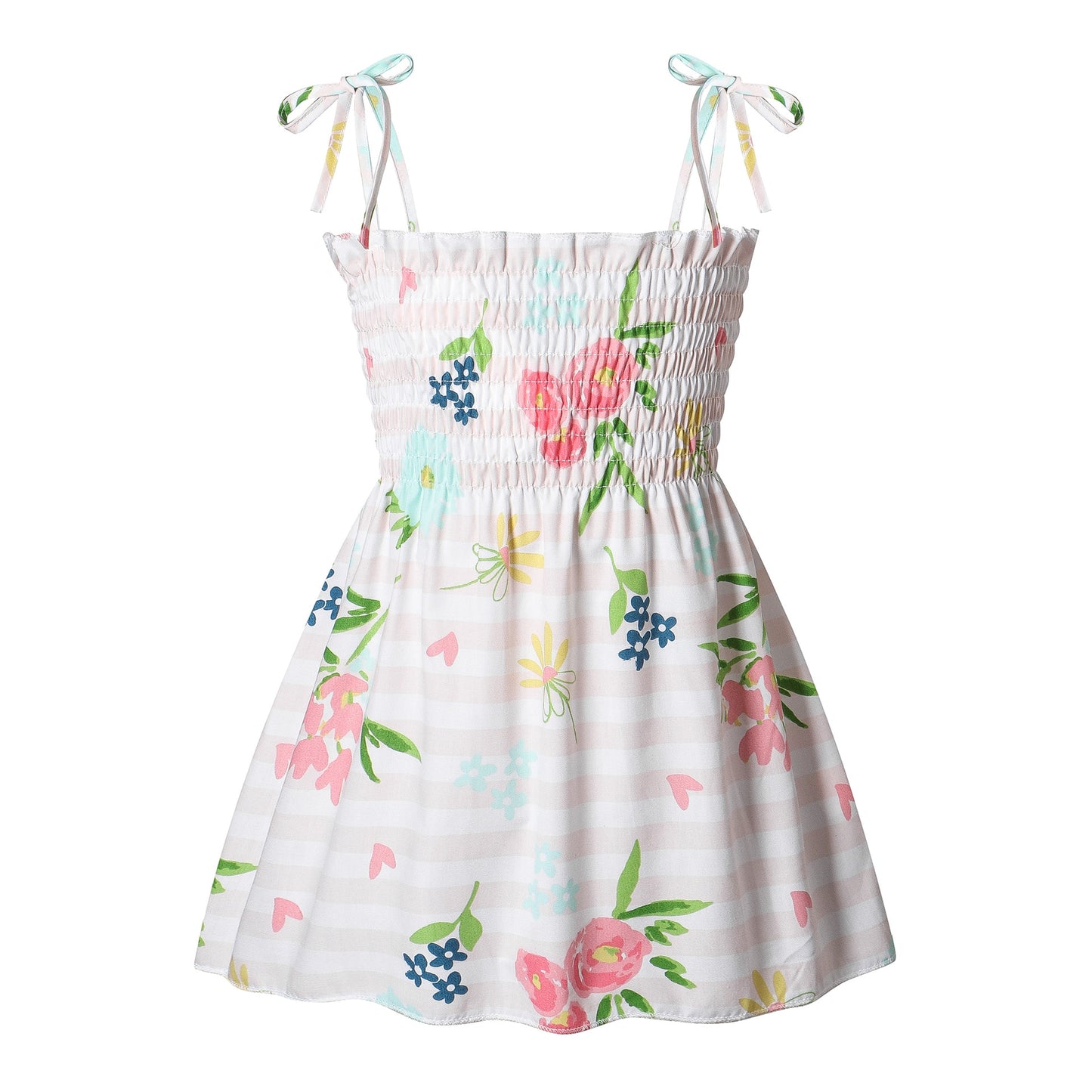 Gisela Splicing Summer Dresses child Outfits Beach Clothes - GuGuTon