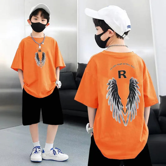 Jhonny Wing Printed Short Sleeve Tees