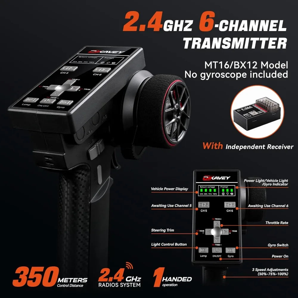 1/12 Brushless RC Cars for Adults,Remote Control Car for Fast Max 42 MPH 4X4 High Speed Racing RC Buggy with 3S 2200 mAh