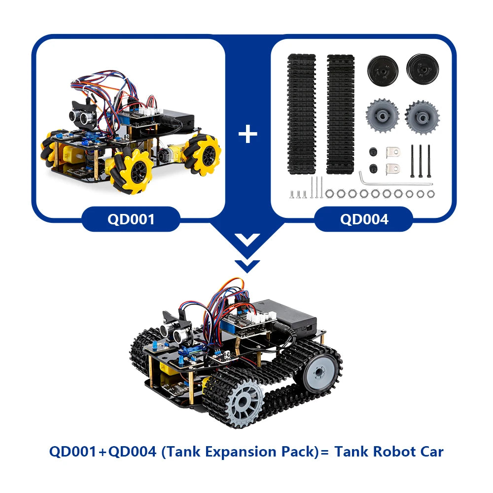 ACEBOTT Robot Car Starter Kit with ESP32 for Arduino Projects