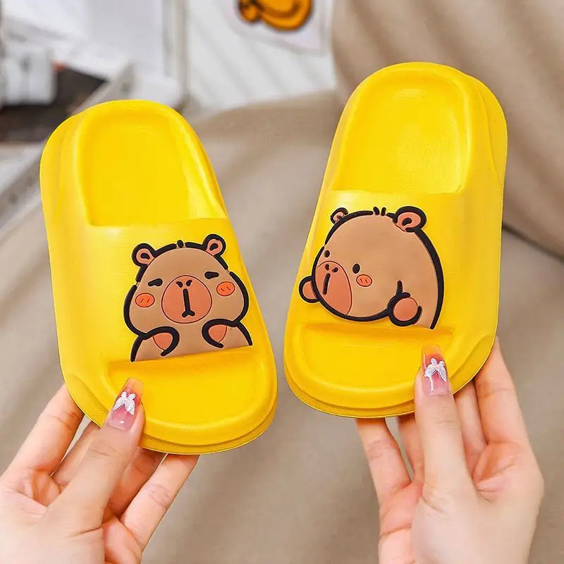 Children Slippers Cute Capybara Home Slippers