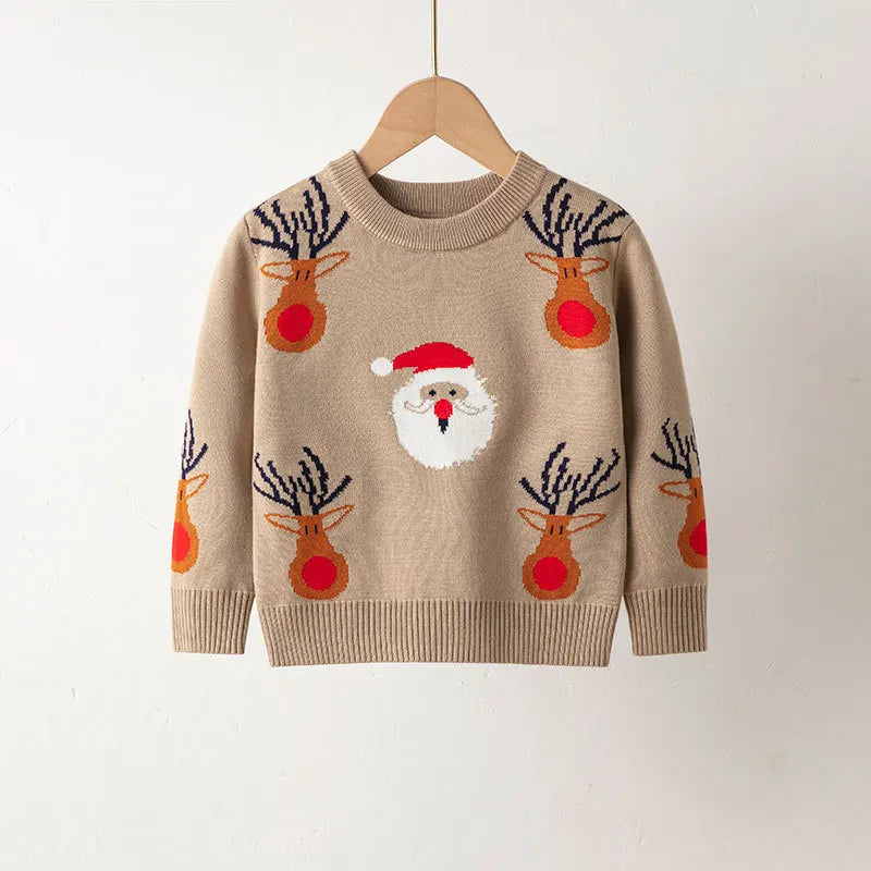 Estevan Christmas Warm Bottom Pullover Sweater