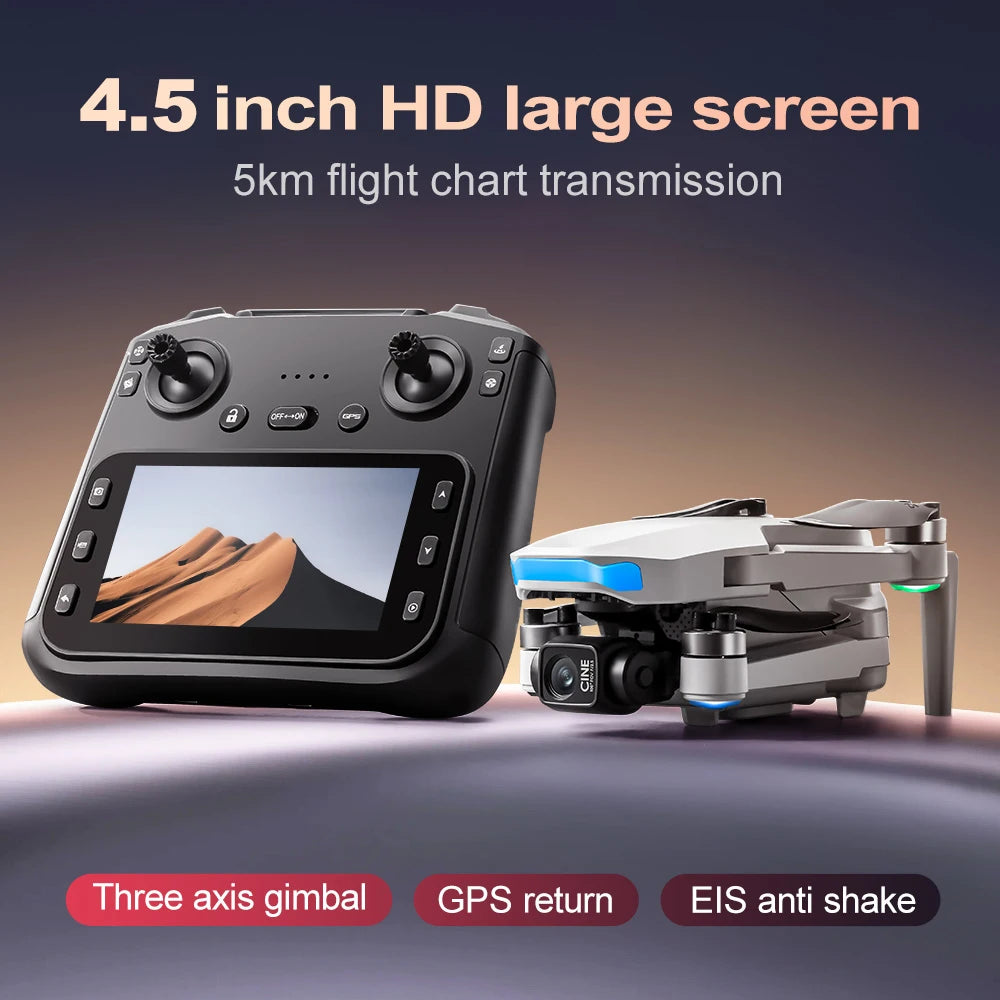 S-X1 Mini Drone 5G| 4K EIS Camera 3-Axis Gimbal | GPS Obstacle Avoidance